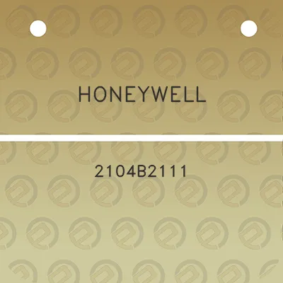 honeywell-2104b2111