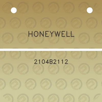 honeywell-2104b2112