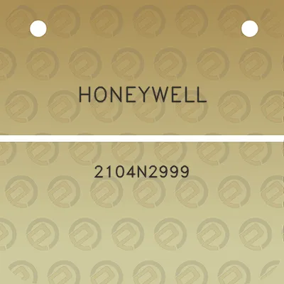 honeywell-2104n2999