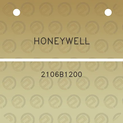 honeywell-2106b1200