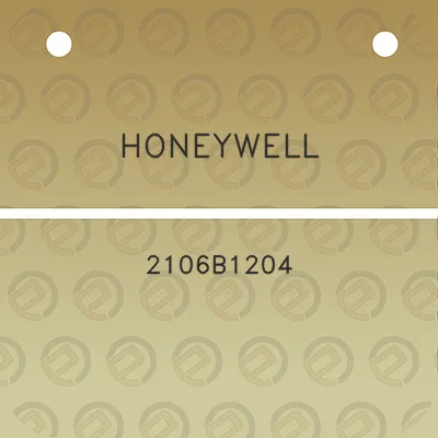 honeywell-2106b1204