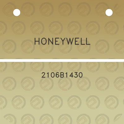 honeywell-2106b1430