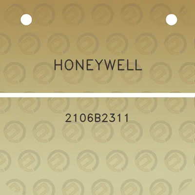 honeywell-2106b2311