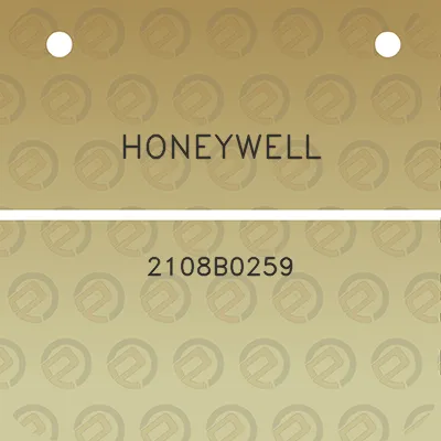 honeywell-2108b0259