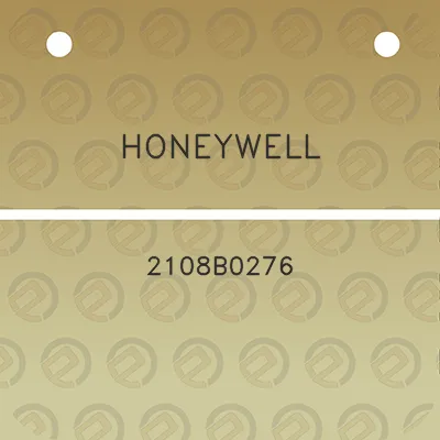 honeywell-2108b0276