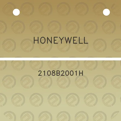 honeywell-2108b2001h