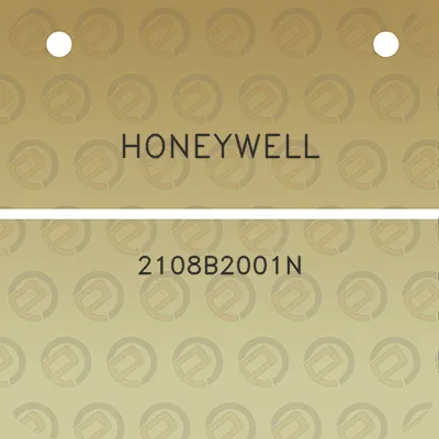 honeywell-2108b2001n