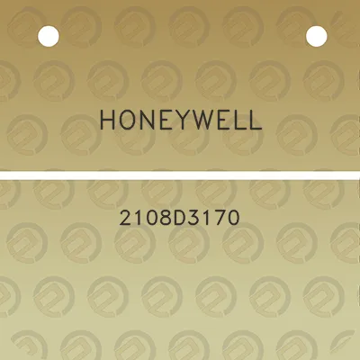 honeywell-2108d3170