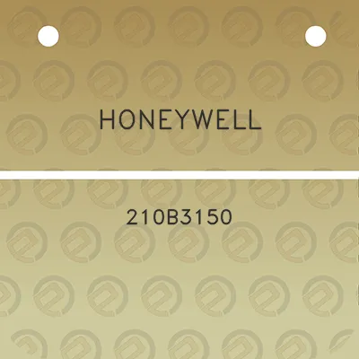 honeywell-210b3150