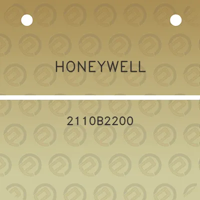 honeywell-2110b2200