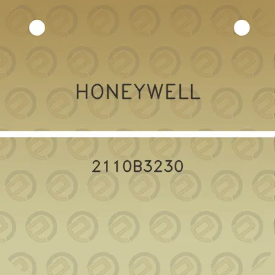 honeywell-2110b3230