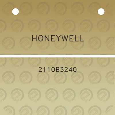 honeywell-2110b3240