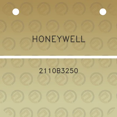 honeywell-2110b3250