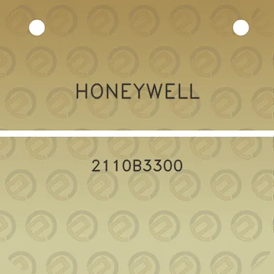 honeywell-2110b3300