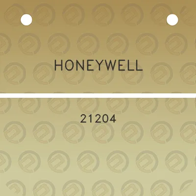 honeywell-21204