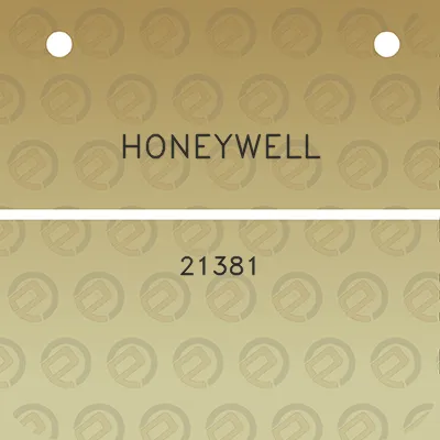 honeywell-21381