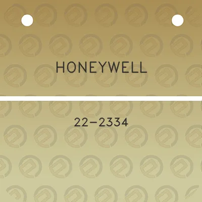 honeywell-22-2334