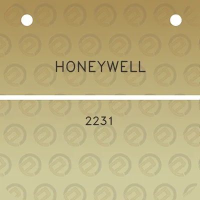 honeywell-2231