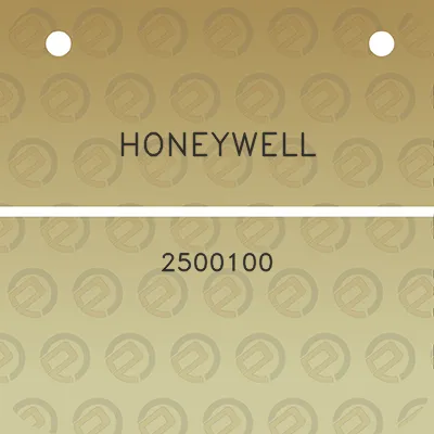 honeywell-2500100