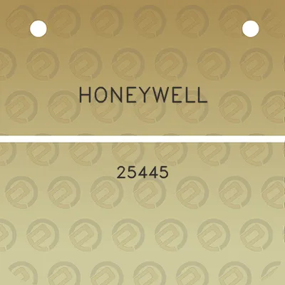 honeywell-25445