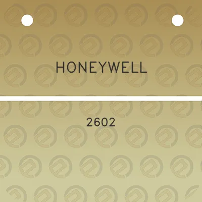 honeywell-2602