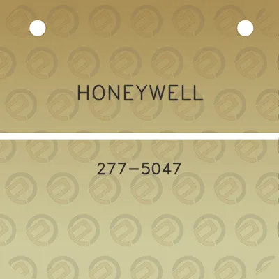 honeywell-277-5047