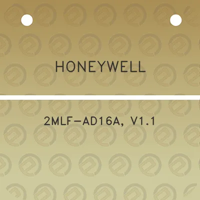 honeywell-2mlf-ad16a-v11