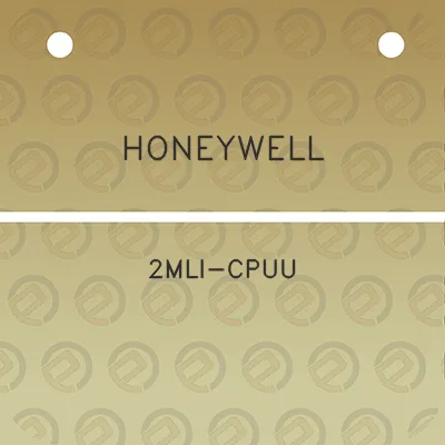 honeywell-2mli-cpuu