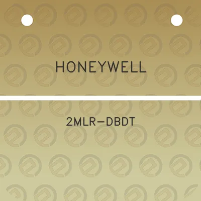 honeywell-2mlr-dbdt