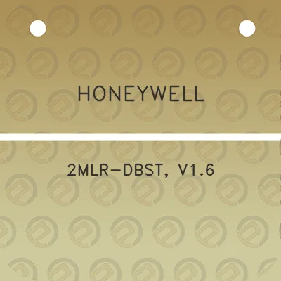 honeywell-2mlr-dbst-v16