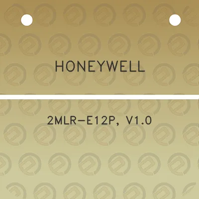 honeywell-2mlr-e12p-v10