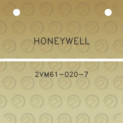 honeywell-2vm61-020-7