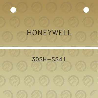 honeywell-30sh-ss41