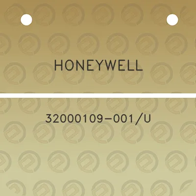 honeywell-32000109-001u