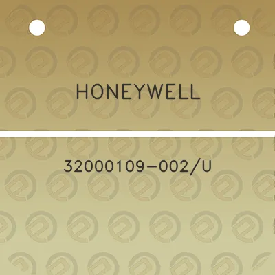 honeywell-32000109-002u