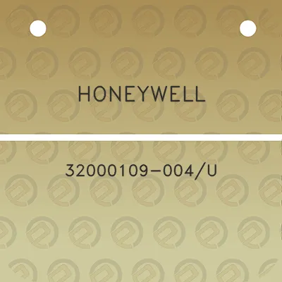 honeywell-32000109-004u