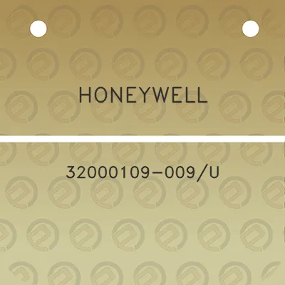 honeywell-32000109-009u