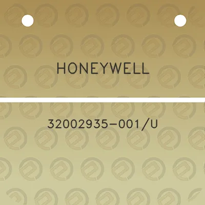 honeywell-32002935-001u