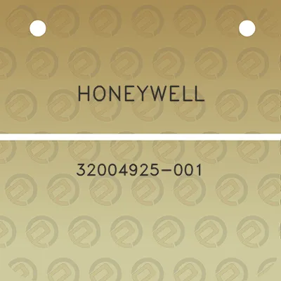 honeywell-32004925-001