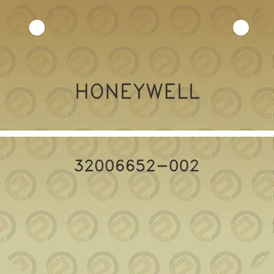 honeywell-32006652-002