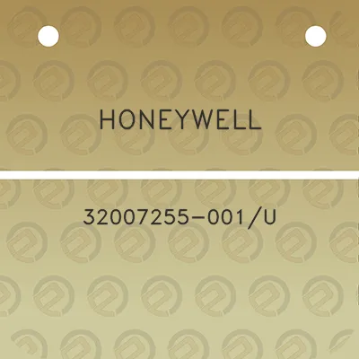 honeywell-32007255-001u