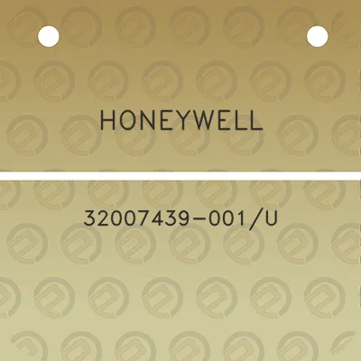 honeywell-32007439-001u