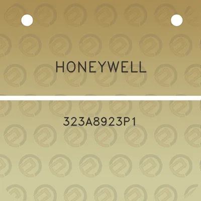 honeywell-323a8923p1