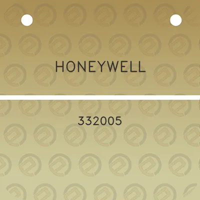 honeywell-332005