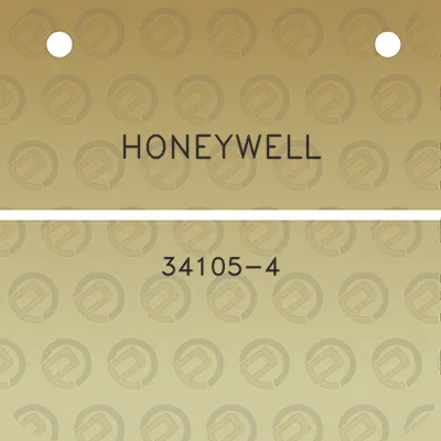 honeywell-34105-4