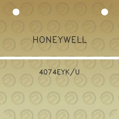 honeywell-4074eyku