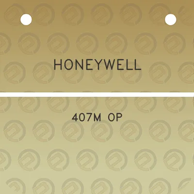 honeywell-407m-op