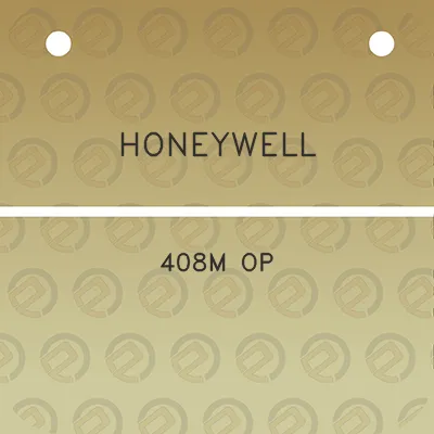 honeywell-408m-op