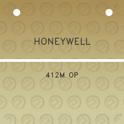 honeywell-412m-op