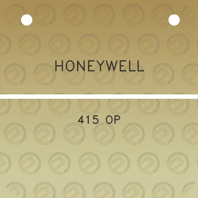 honeywell-415-op